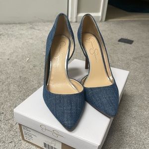 Jessica Simpson Denim Pump Heels